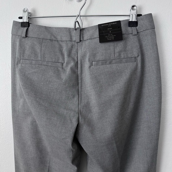 NWT Banana Republic Ryan gray dress pant Size 4 - Picture 8 of 10